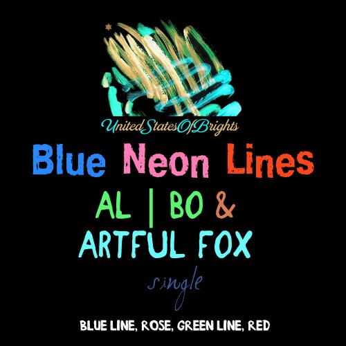 al l bo & Artful Fox - Blue Neon Lines &#8206;(2 x File, FLAC, Single) 2019