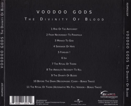 Voodoo Gods - The Divinity Of Blood (2020)
