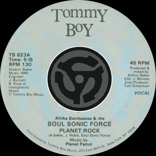 Afrika Bambaataa & The Soul Sonic Force - Planet Rock (Digital 45) &#8206;(2 x File, FLAC, Single) 2017