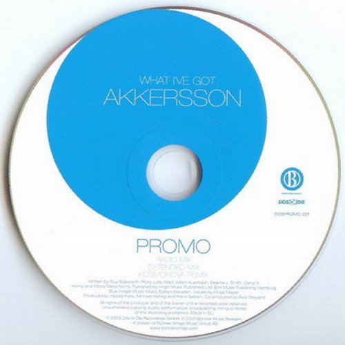 Akkersson - What I've Got (CD, Single, Promo) 2003
