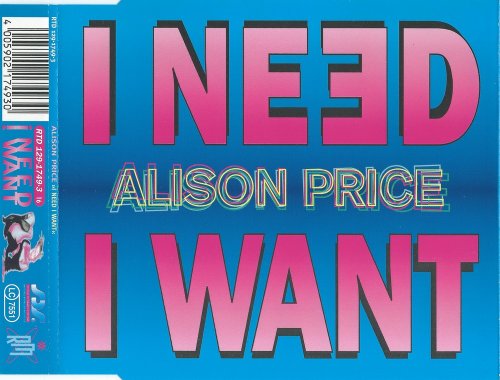 Alison Price - I Need I Want (CD, Maxi-Single) 1997