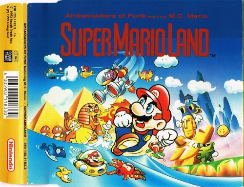 Ambassadors Of Funk Featuring M.C. Mario - Super Mario Land (CD, Maxi-Single) 1993