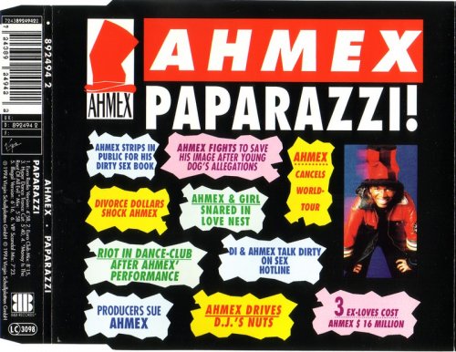 Ahmex - Paparazzi! (CD, Maxi-Single) 1994