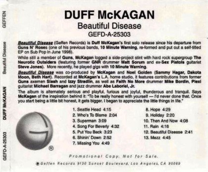 Duff McKagan - Beautiful Disease (1999) [Promo]