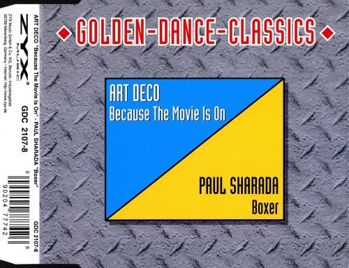 Art Deco / Paul Sharada – Because The Movie Is On / Boxer (CD, Maxi-Single) 1999