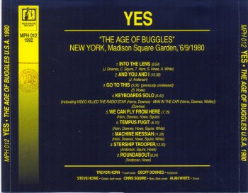 YES And Buggles As One - The Age of Buggles (1992)