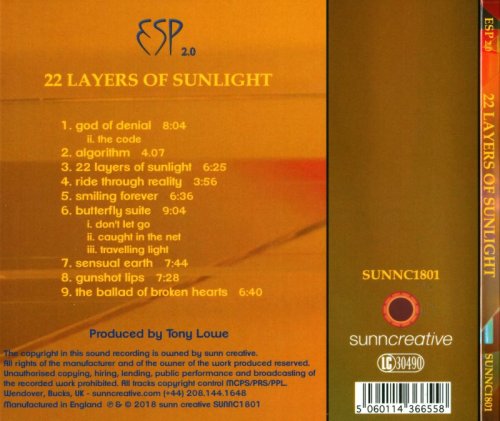 ESP Project 2.0 [ESP] - 22 Layers Of Sunlight (2018)