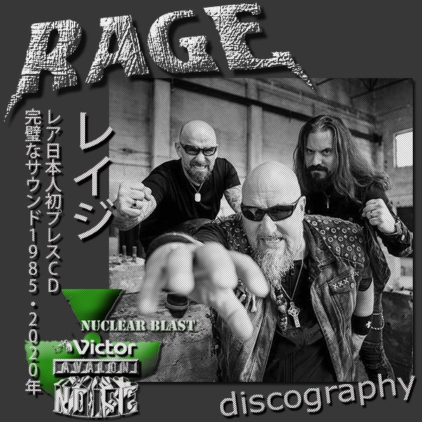 RAGE - AVENGER - REFUGE «Discography» (31 x CD • Japan 1St Press • 1985-2020)