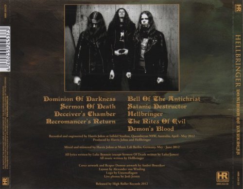 Hellbringer - Dominion Of Darkness (2012)