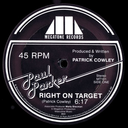 Paul Parker - Right On Target (US, 12'') (1982)
