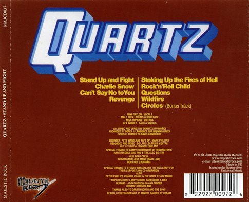 Quartz - Stand Up And Fight (1980) [Reissue 2004]