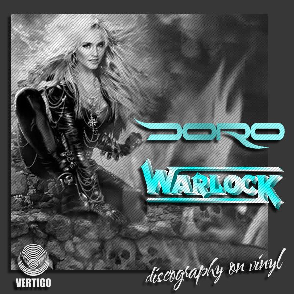 DORO + WARLOCK «Discography on vinyl» (13 × LP • Vertigo Phonogram GmbH • 1984-2021)