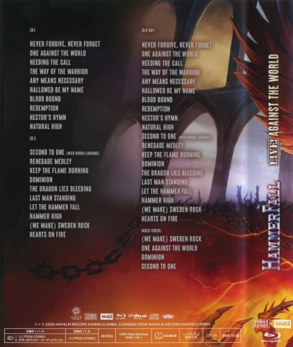 HammerFall - Live! Against The World (2CD) [Japanese Edition] (2020)