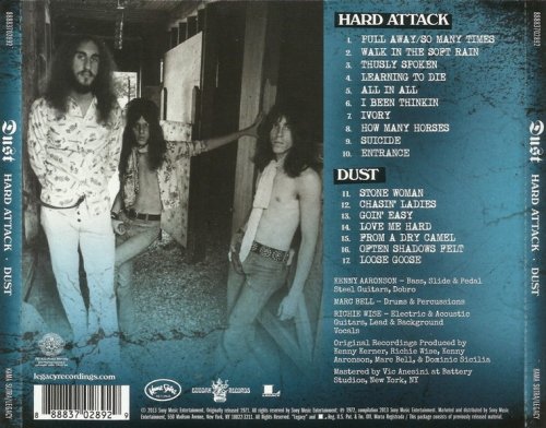 Dust - Hard Attack / Dust (1971-72) (Remastered, 2013)