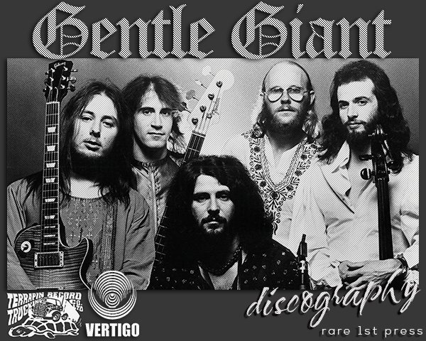 GENTLE GIANT «Discography 1970-1980» (11 x CD • 1St Press • Issue 1988-1994)
