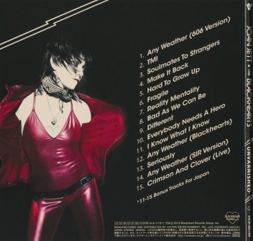 Joan Jett & The Blackhearts - Unvarnished [Japanese Edition] (2013)