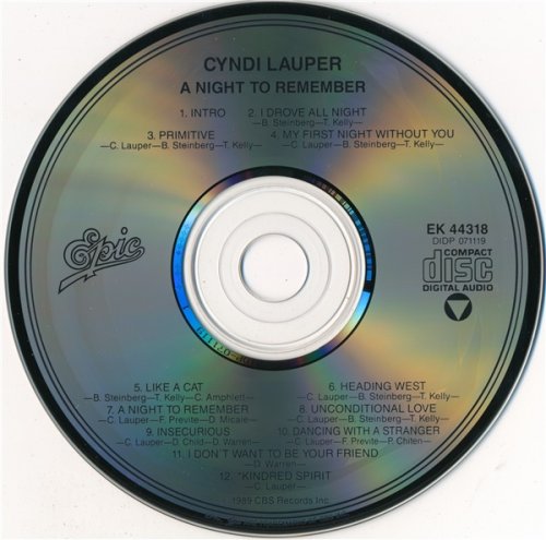 Cyndi Lauper - A Night to Remember (1989)
