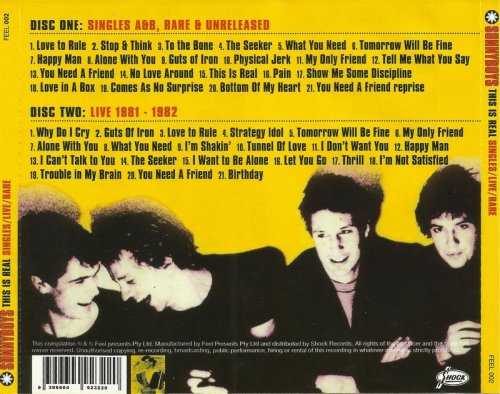 Sunnyboys - This Is Real - Singles/Live/Rare (1980-84/2006) 2CD