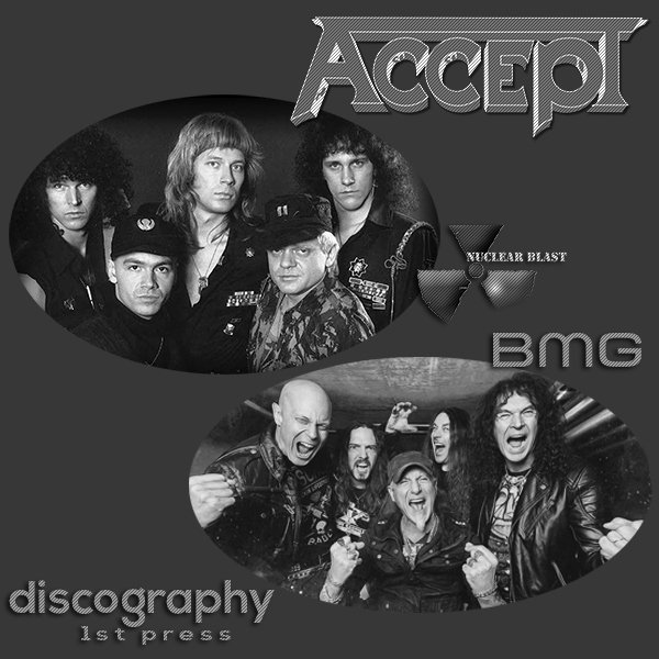 ACCEPT «Discography» + bonus (30 x CD • 1St Press • 1979-2021)