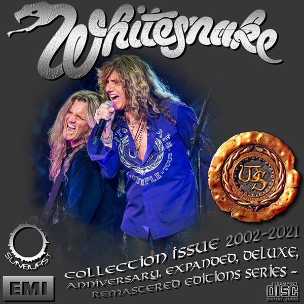WHITESNAKE «Anniversary + Expanded Editions» (43 × CD • EMI/Frontiers Records Ltd. • Issue 2002-2021)