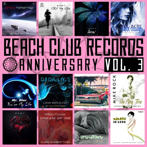 VA - Beach Club Records Anniversary Vol. 3 (12 x File, FLAC, Compilation) 2021