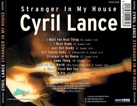 Cyril Lance - Stranger in my House (2003)