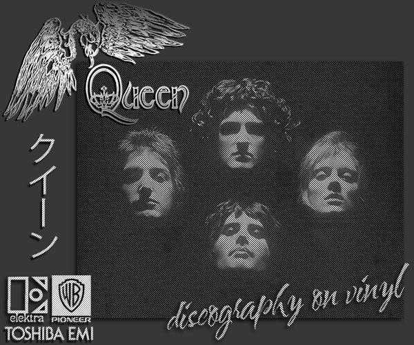 QUEEN «Discography on vinyl» (21 x LP + bonus • Queen Productions Limited • 1973-1995)
