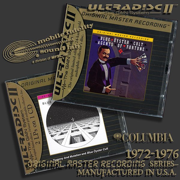 BLUE ÖYSTER CULT «Original Master Recording Series» – (2 x CD • MFSL • 1973-1976)