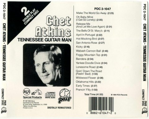 Chet Atkins - Tennessee Guitar Man(1987) 