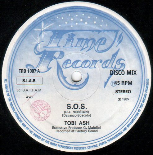 Tobi Ash - S.O.S. (Vinyl, 12'') 1985