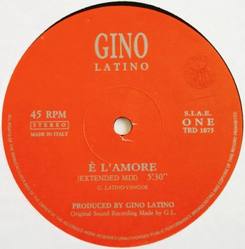 Gino Latino - E L'Amore (Vinyl, 12'') 1988