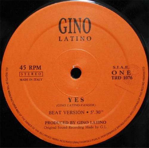 Gino Latino - Yes (Vinyl, 12'') 1988