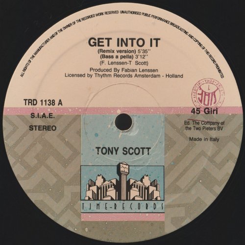 Tony Scott - Get Into It (Vinyl, 12'') 1990