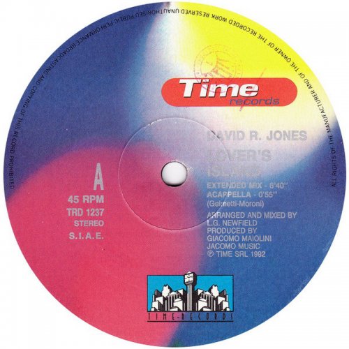 David R. Jones - Lover's Island (Vinyl, 12'') 1992