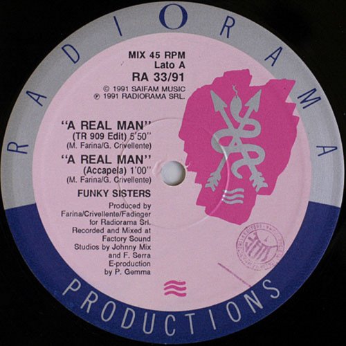 Funky Sisters - A Real Man (Vinyl, 12'') 1991