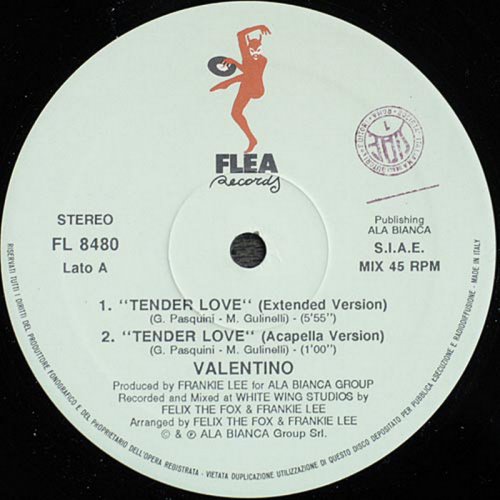 Valentino - Tender Love (Vinyl, 12'') 1991