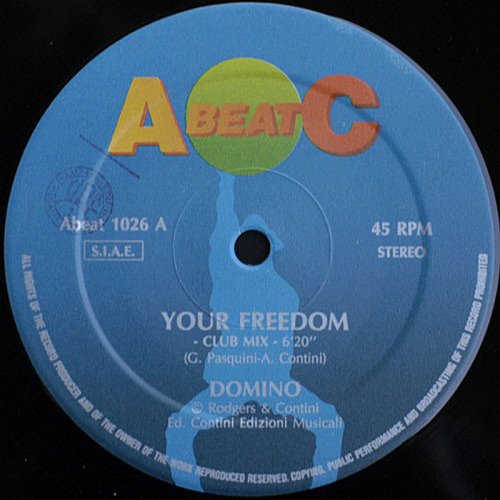Domino - Your Freedom (Vinyl, 12'') 1991