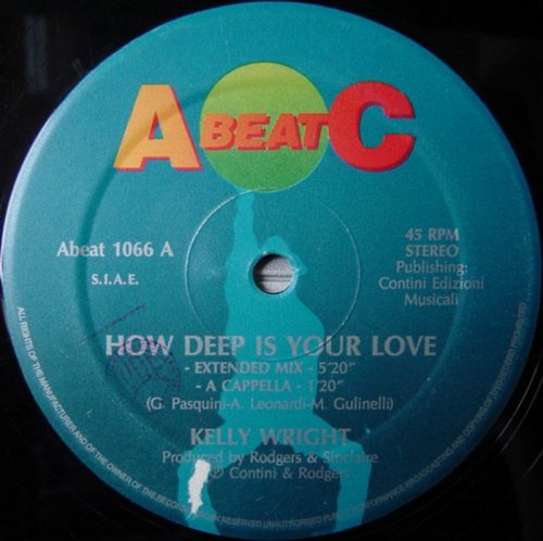 Kelly Wright - How Deep Is Your Love (Vinyl, 12'') 1992