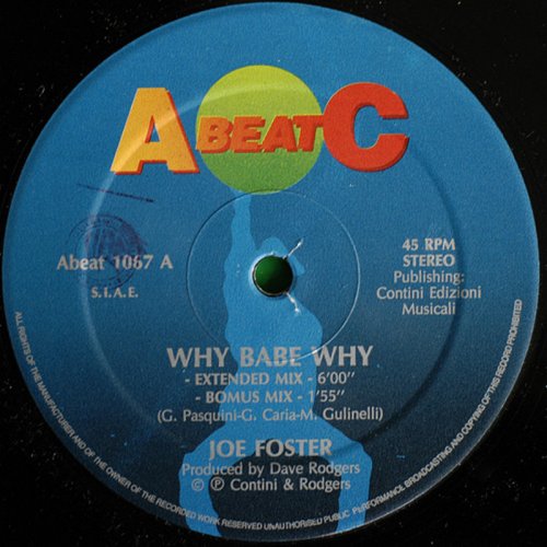 Joe Foster - Why Babe Why (Vinyl, 12'') 1992
