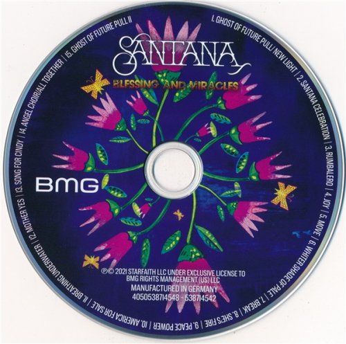Santana - Blessings and Miracles (2021)