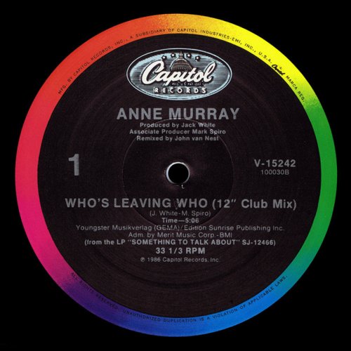 Anne Murray - Who's Leaving Who (Vinyl, 12'') 1986