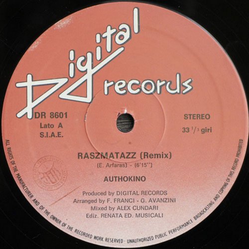 Authokino - Raszmatazz (Vinyl, 12'') 1986