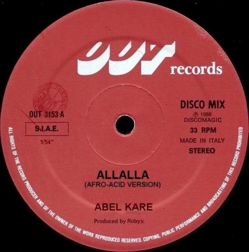 Abel Kare - Allalla (4 x File, FLAC, Single) (1988) 2010