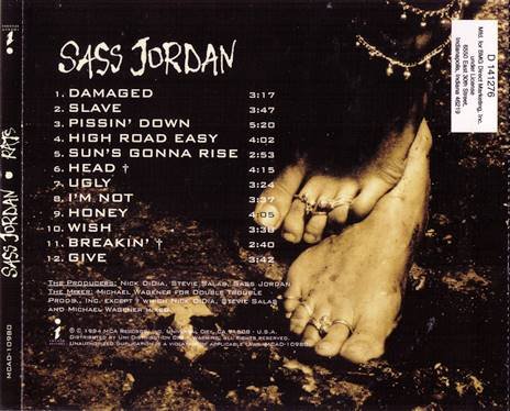 Sass Jordan - Rats (1994)
