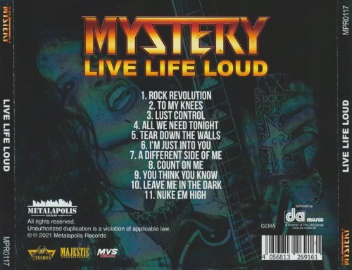 Mystery - Live Life Loud (2021)