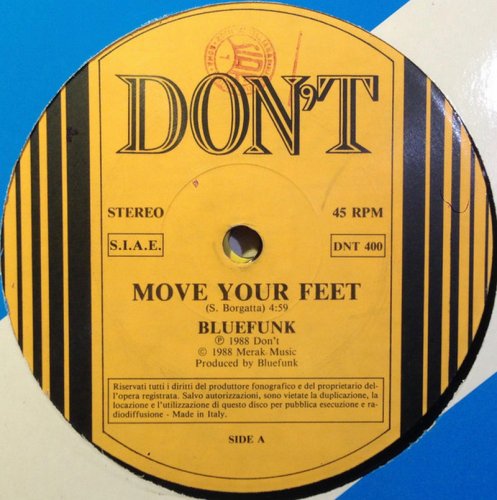 Bluefunk - Move Your Feet / That's A Part Of You (Vinyl, 12'') 1988