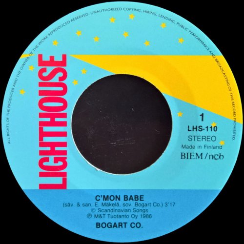 Bogart Co. - C'mon Babe (Vinyl, 7'') 1986
