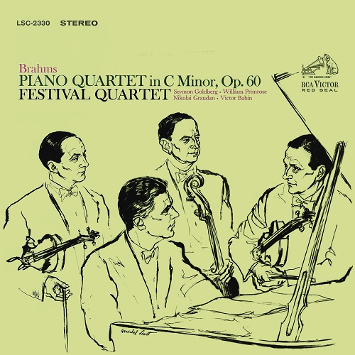 Brahms: Piano Quartet No. 3 in C minor, Op. 60 - The Festival Quartet (1961) 2016 