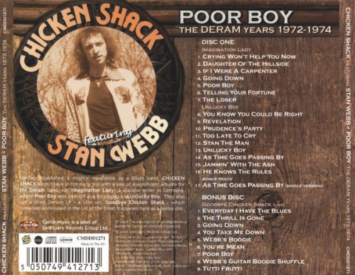 Chicken Shack Featuring Stan Webb - Poor Boy - The Deram Years 1972-74 (2CD) (2006)