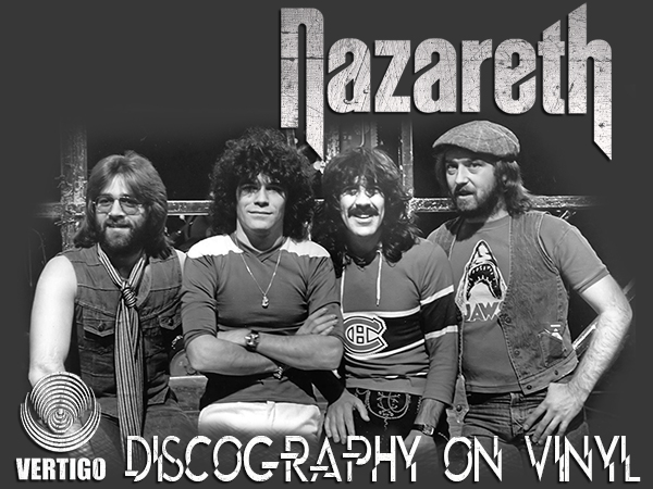 NAZARETH «Discography on vinyl» (38 x LP • 28 albums / 38 Issues • 1971-2022)